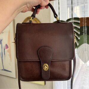 Vintage Coach Station Purse in Mahogany 🤎